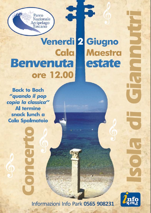 Concerti nella natura  per il benvenuto all'Estate a Giannutri, Capraia e Elba