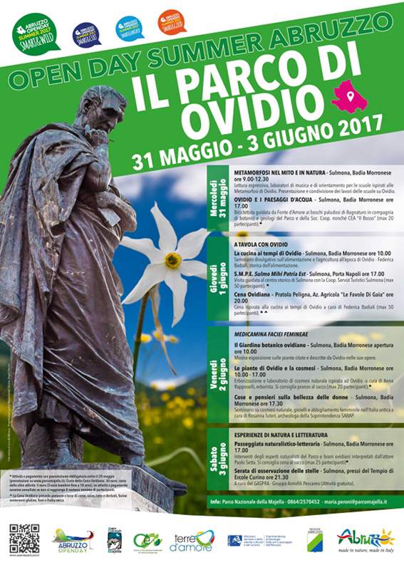 Abruzzo Open Day: tutto pronto per Il Parco di Ovidio
