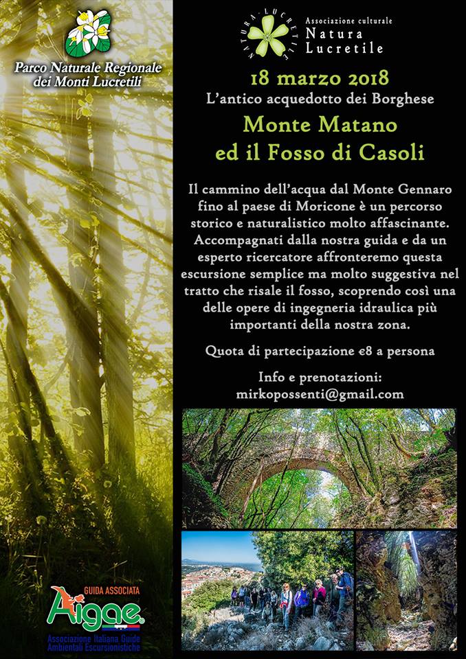 Escursione 18 Marzo: Monte Matano ed il Fosso di Casoli