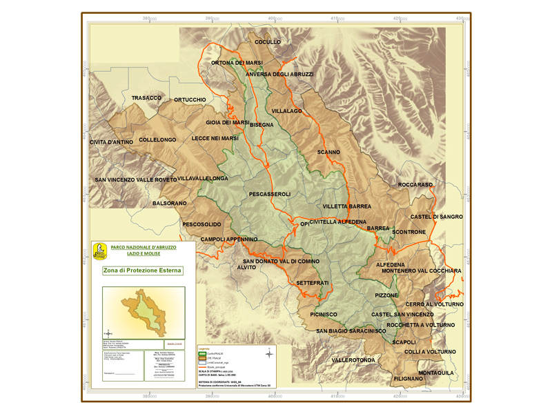 La regione Abruzzo approva i confini dell'Area Contigua del Parco Nazionale d'Abruzzo Lazio e Molise