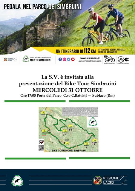 Presentazione del Bike Tour Simbruini
