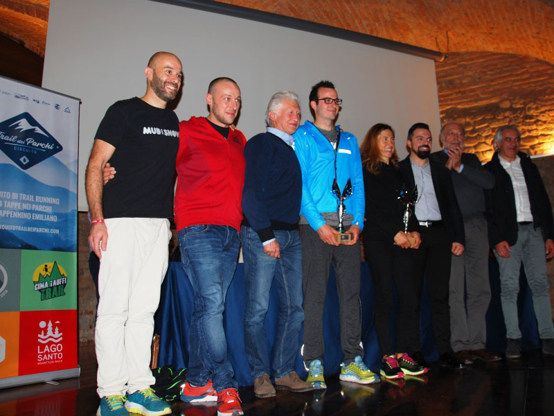 Circuito Trail dei Parchi 2018: premiati a Vignola i vincitori Roberto Gheduzzi e Antonella Bignardi, il Team Mud&Snow primeggia fra i club