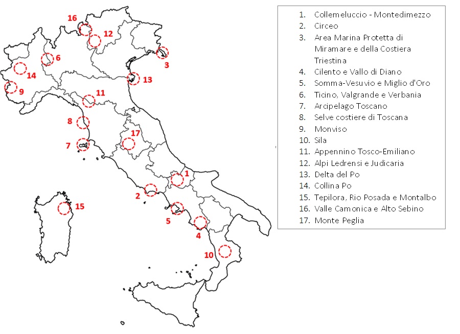 Le Riserve di Biosfera in Italia