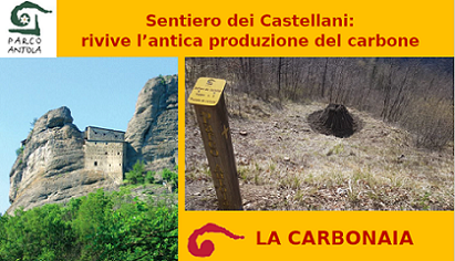 Sentiero dei Castellani: rivive l'antica produzione del carbone