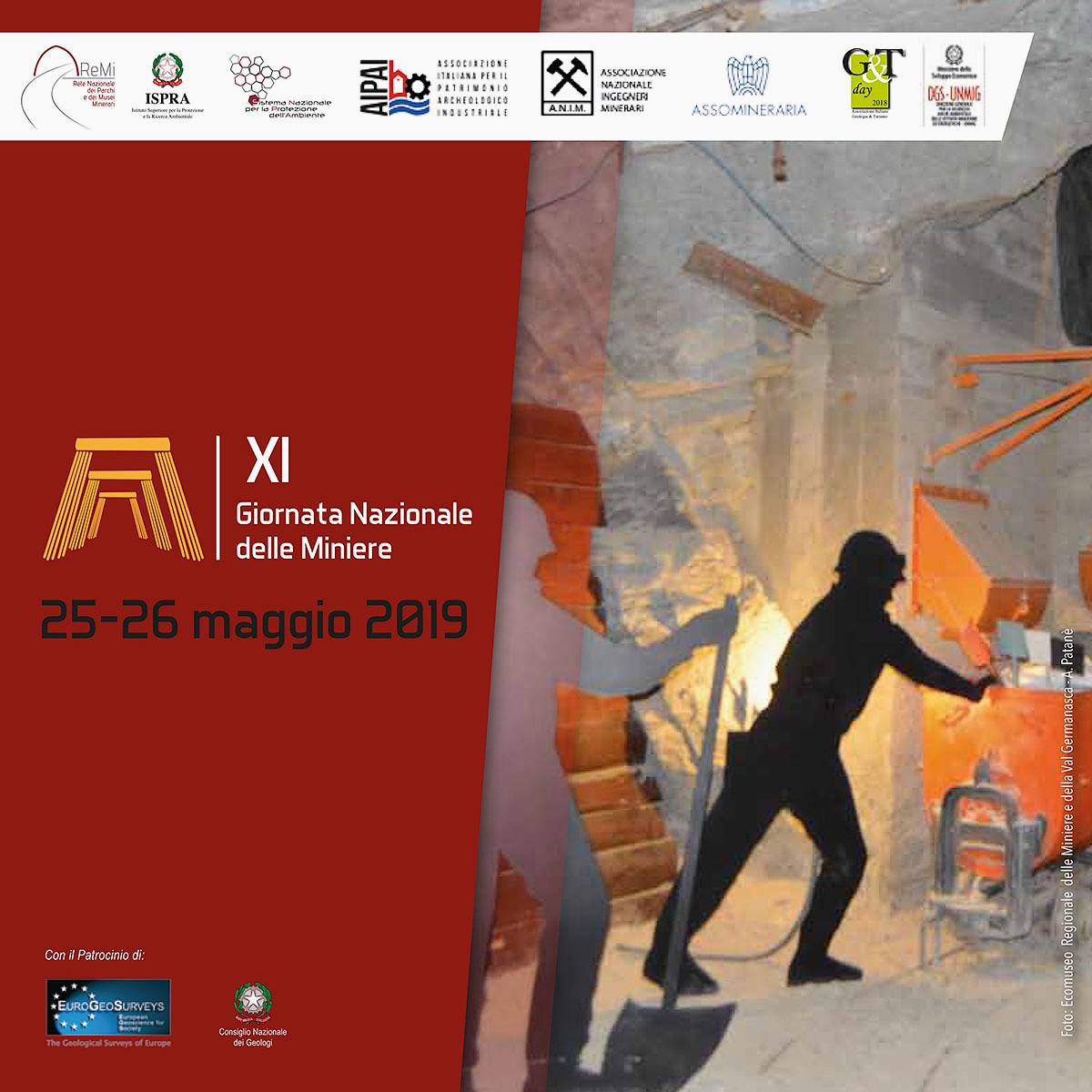 Il Parco Geominerario partecipa all'XI edizione della Giornata Nazionale delle Miniere ed alla Settimana Europea dei Geoparchi