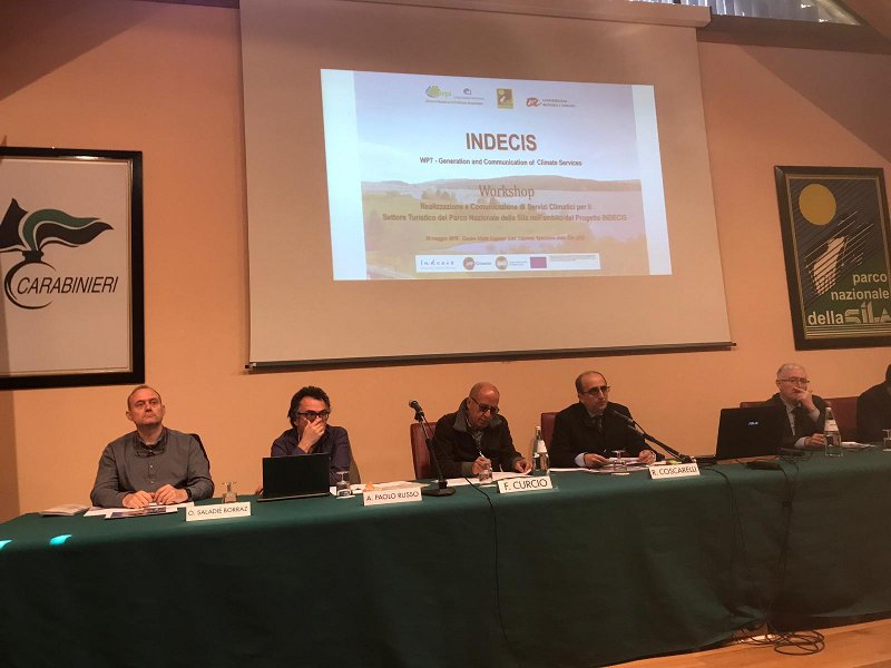 Workshop Progetto INDECIS del CNR-IRPI di Cosenza: la Sila scelta come area di studio per un progetto europeo su clima e turismo