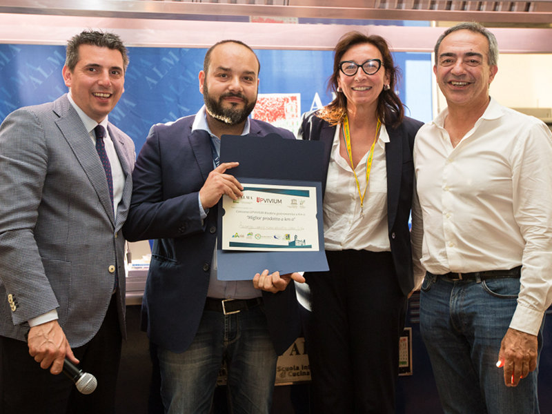 Cascina di Fiore conquista il premio per il miglior prodotto a km0 e il secondo posto al concorso UPVIVIUM, presso Alma, la Scuola Internazionale di Cucina Italiana