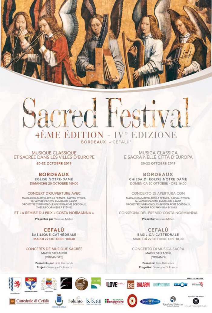 NELLA BASILICA CATTEDRALE DI CEFALU'PATRIMONIO DELL'UNESCO MARTEDI' 22 UN GRANDE EVENTO MUSICALE