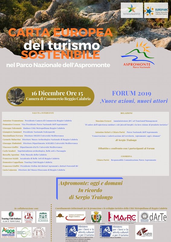 CETS Aspromonte, nuovo Forum partecipativo mercoledì 20 novembre