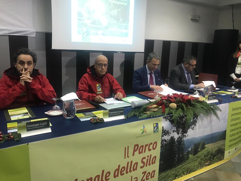 Il ministro dell'ambiente Sergio Costa in visita al Parco Nazionale della Sila per presentare le Zone Economiche Ambientali 