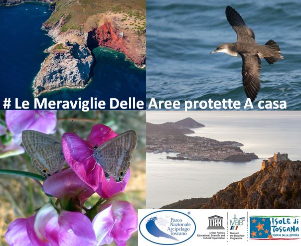 #LeMeraviglieDelleAreeProtetteAcasa con il Parco Nazionale Arcipelago Toscano