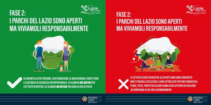 I Parchi del Lazio sono aperti, ma viviamoli responsabilmente!