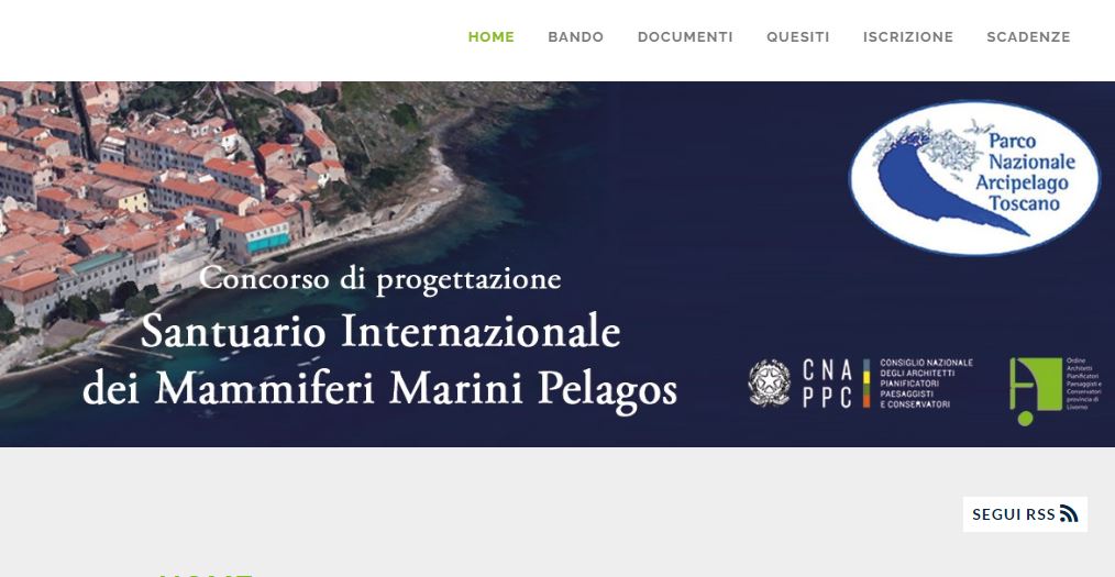 Pubblicato il bando di Parco e Ordine Architetti di Livorno per il concorso di progettazione in due gradi del Centro sui Mammiferi Marini di Portoferraio
