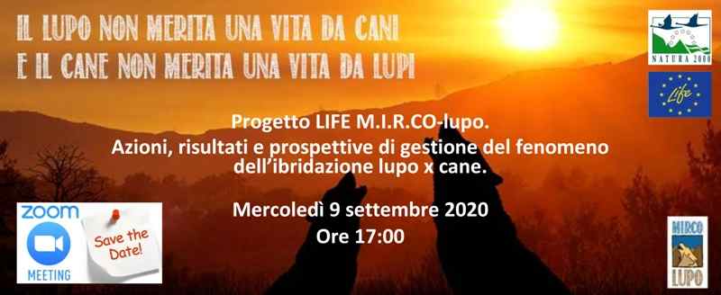 PRESENTAZIONE DEI RISULTATI FINALI DEL PROGETTO LIFE M.I.R.CO-LUPO