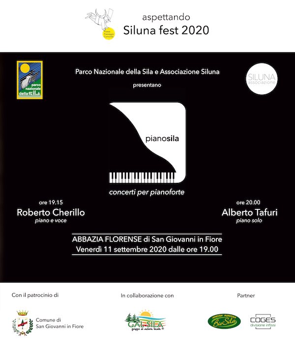 'Piano Sila' 11 settembre 2020 ore 19.00, Abbazia Florense - San Giovanni in Fiore (CS)