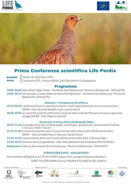 1° conferenza scientifica Life Perdix