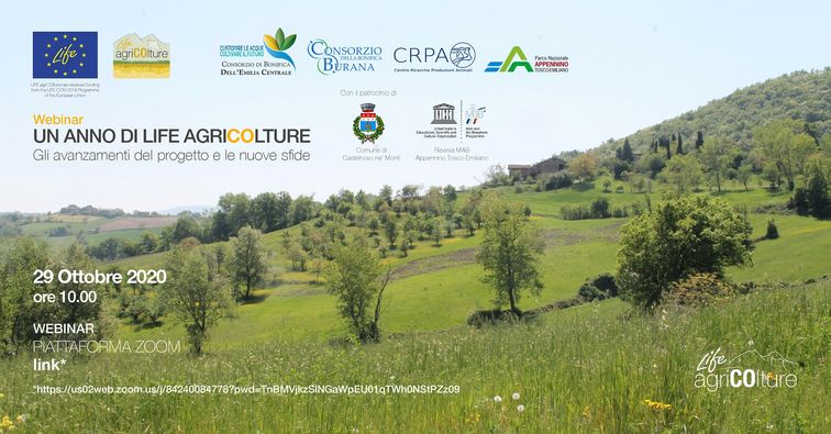 Life AgriCOlture: l'Europa guarda all'Appennino emiliano, il 29 meeting online