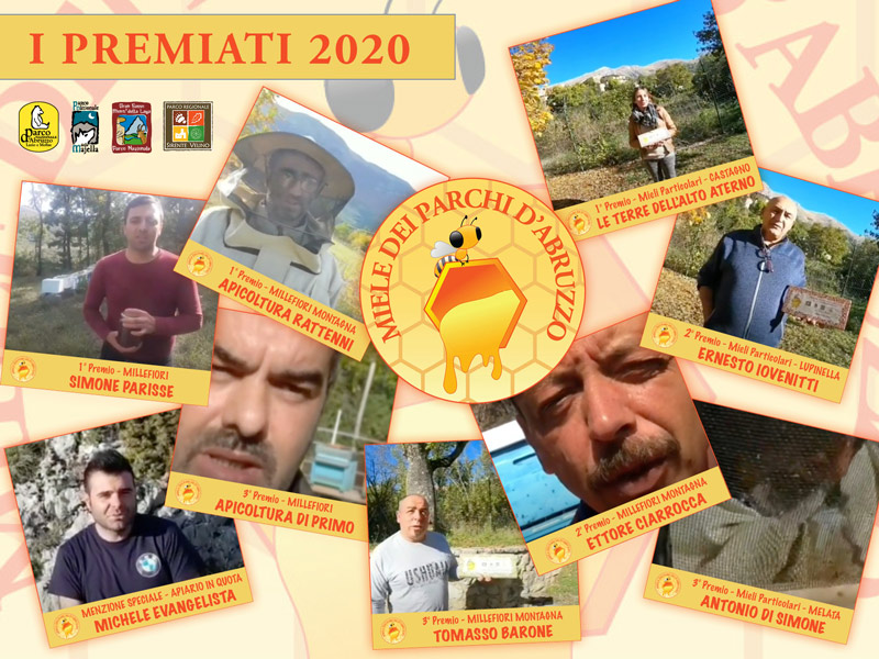 'Miglior miele dei Parchi d'Abruzzo 2020': edizione rispettata nonostante le difficoltà della pandemia