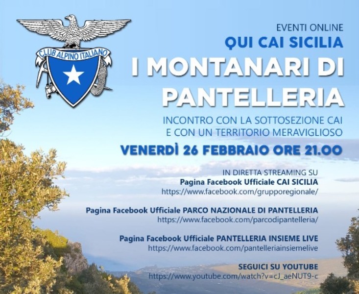 Qui CAI Sicilia presenta 'I Montanari di Pantelleria'