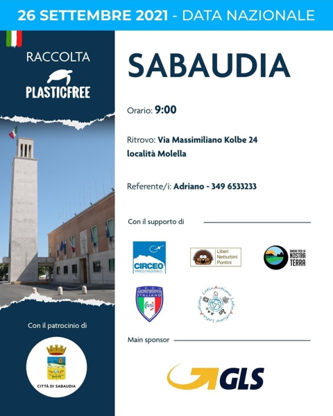 Sabaudia, il Parco del Circeo aderisce all'evento nazionale 'Plastic Free'