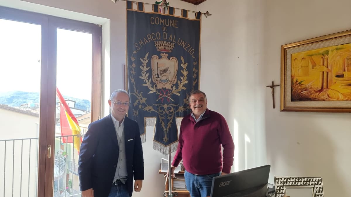 San Marco d'Alunzio: incontro tra il Presidente Barbuzza e il Sindaco Miracula