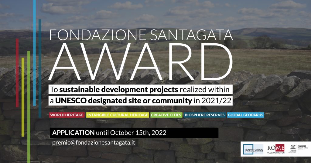 Un altro importante riconoscimento viene conferito all'Ente Parco Nazionale del Vesuvio. Il premio Fondazione Santagata Award - To sustainable development projects realized whitin a UNESCO designated site or community in 2021/2022