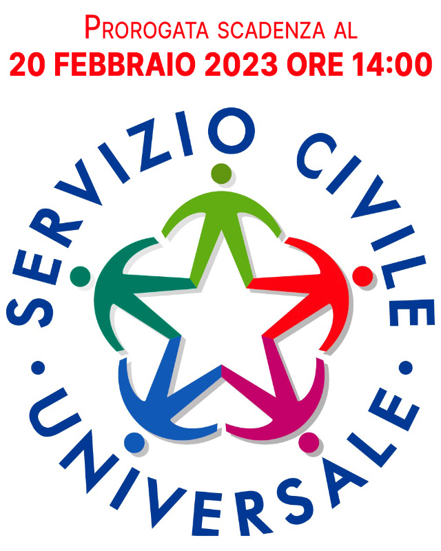 Proroga scadenza presentazione domande Servizio Civile Universale - Anno 2023