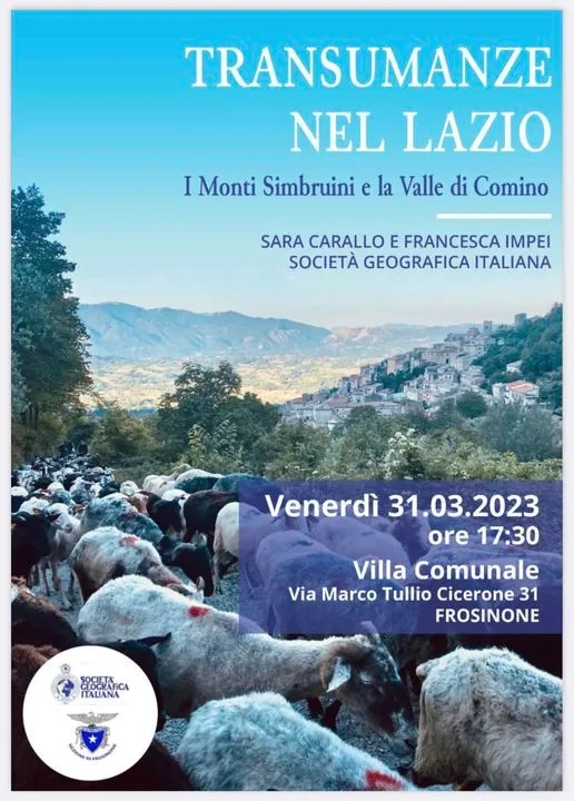 Presentazione del volume 'Transumanze nel Lazio: la Valle di Comino e i Monti Simbruini'