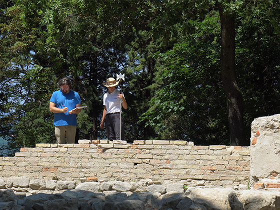 Brisighella, conclusa, per quest'anno, la campagna archeologica a Rontana, portato di nuovo alla luce il possente muro del '400