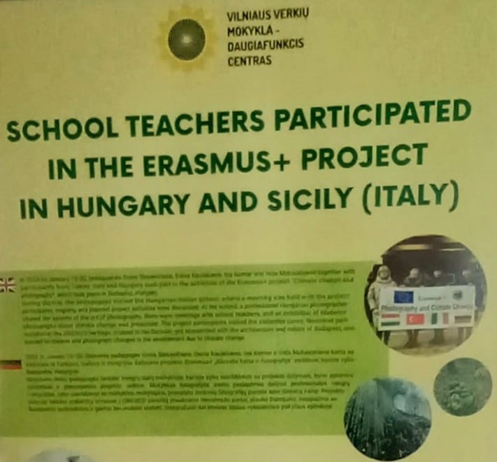 a Vilnius in Lituania, la terza ed ultima azione di mobilità (C3)  del Progetto Erasmus FF. & CC.