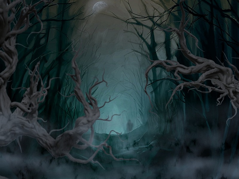 Il bosco di Halloween