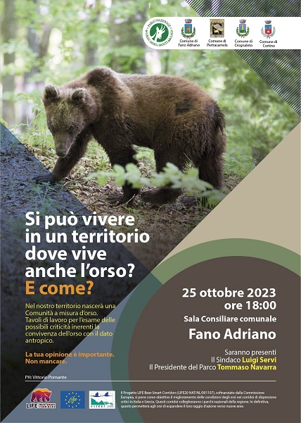 Progetto LIFE 20NAT NL 001107 - Bear Smart Corridor - Azione C1