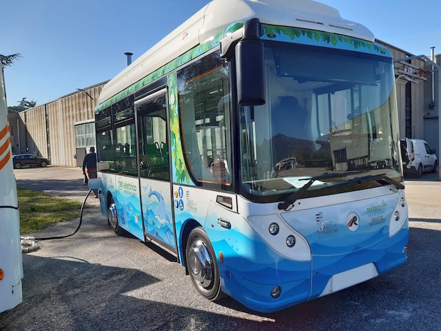 Il primo bus 100% elettrico del Parco