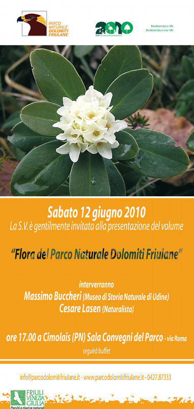 Presentazione del volume: Flora del parco naturale Dolomiti Friulane