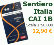 Sentiero Italia CAI 1B - Sardegna (Scala: 1:50.000)