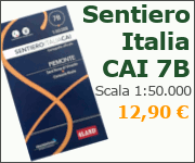 Sentiero Italia CAI 7B - Piemonte (Scala: 1:50.000)