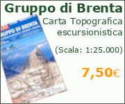 Gruppo di Brenta - Carta Topografica Escursionistica (Scala: 1:25.000)
