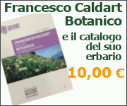 Francesco Caldart - Botanico e il catalogo del suo erbario