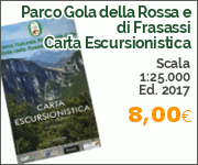 Carta Escursionistica Ufficiale Parco Naturale Regionale della Gola della Rossa e di Frasassi - Scala 1:25.000 Ed. 2017