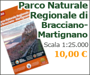 Parco Naturale Regionale di Bracciano - Martignano (Scala: 1:25.000) - Carta n. 402