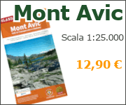 Mont Avic (Scala: 1:25.000) - Carta n. 383