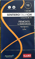 Sentiero Italia CAI 9B - Piemonte-Lombardia (Scala: 1:50.000). Cartografia Ufficiale