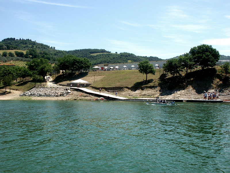 Mobile bridge of the Tourist Sports Center in Loc. Salviano - Baschi