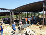 Tourists Visiting the Excavations of Scoppieto - Baschi
