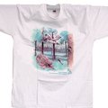 T-Shirt adulto bianca "bosco" - Parco Naturale dei Laghi di Avigliana