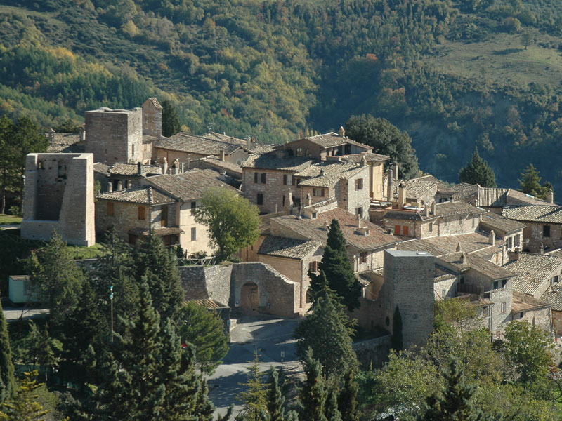 Collepino, one of the charming villages of the Park