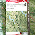 Cammino Naturale dei Parchi. Map 1:35.000 - 2Â° week Livata - Corvaro