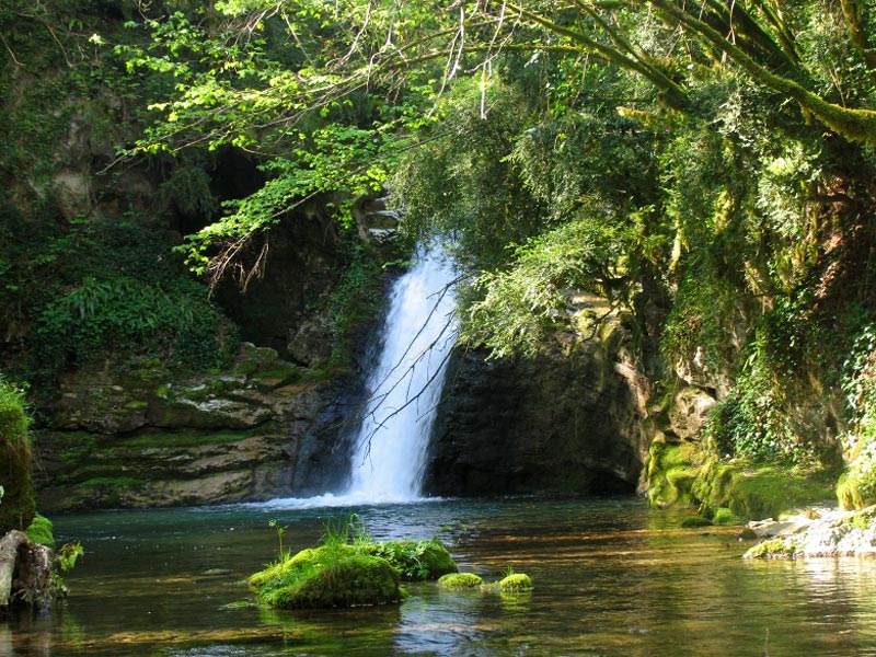 Wasserfall von Trevi in Comunacque