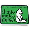 Viereckiger Aufkleber des Nationalparks Abruzzo Lazio e Molise