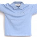 Blue polo shirt for children with the logo of the Park